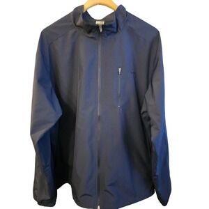C9 by Champion Mens Navy Blue Full Zip Windbreaker Jacket XXL V9153-AY6